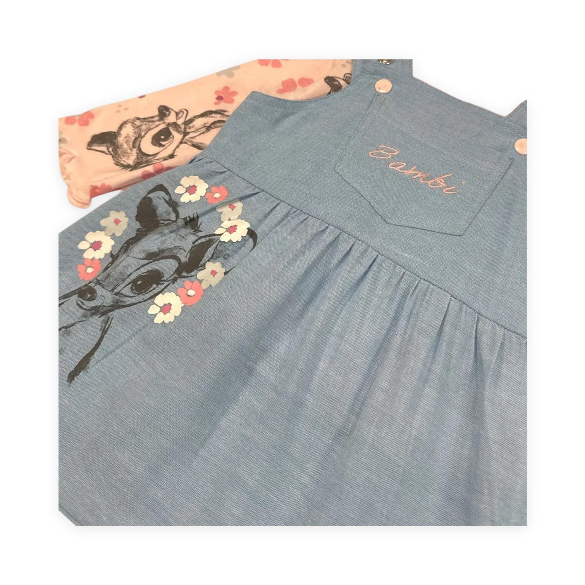 Bambi Denim Layered Dress Outfit