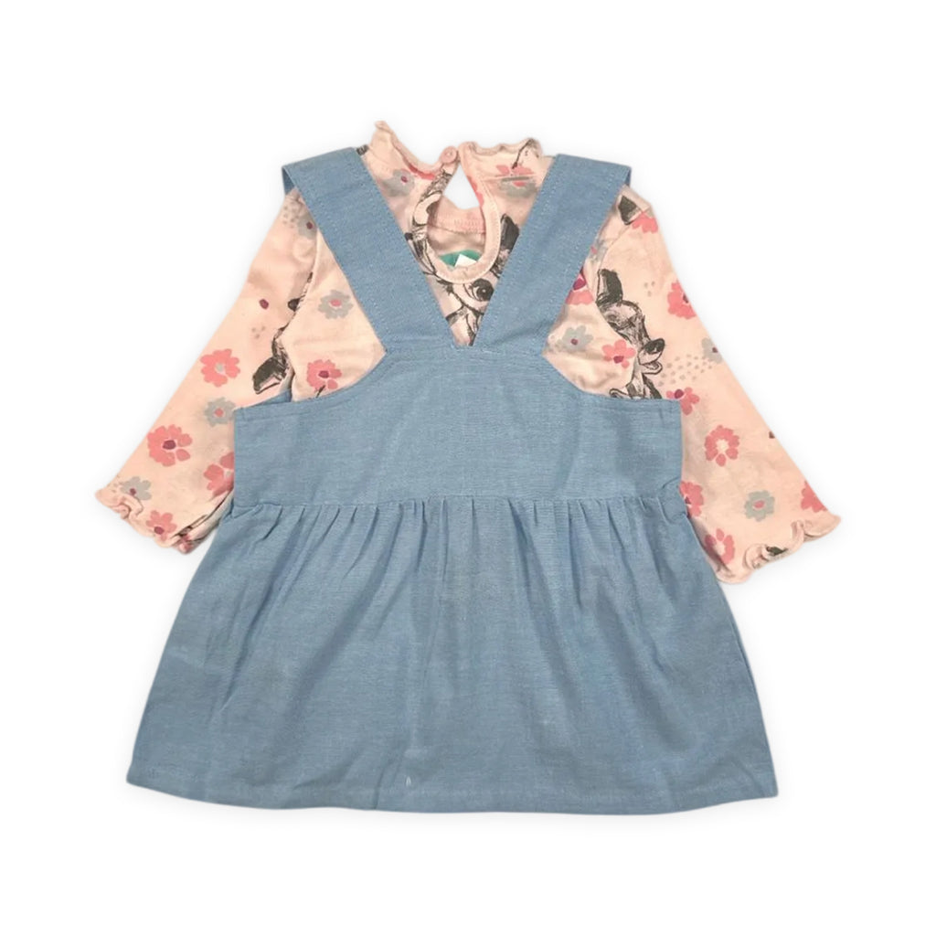 Bambi Denim Layered Dress Outfit