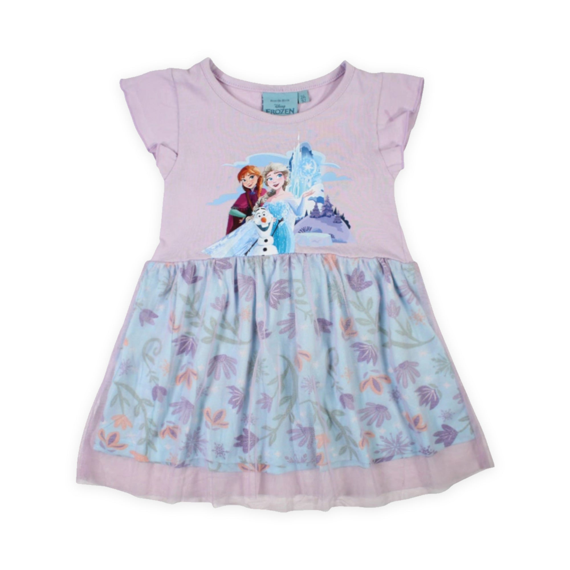 Frozen Snow Bloom Tulle Dress