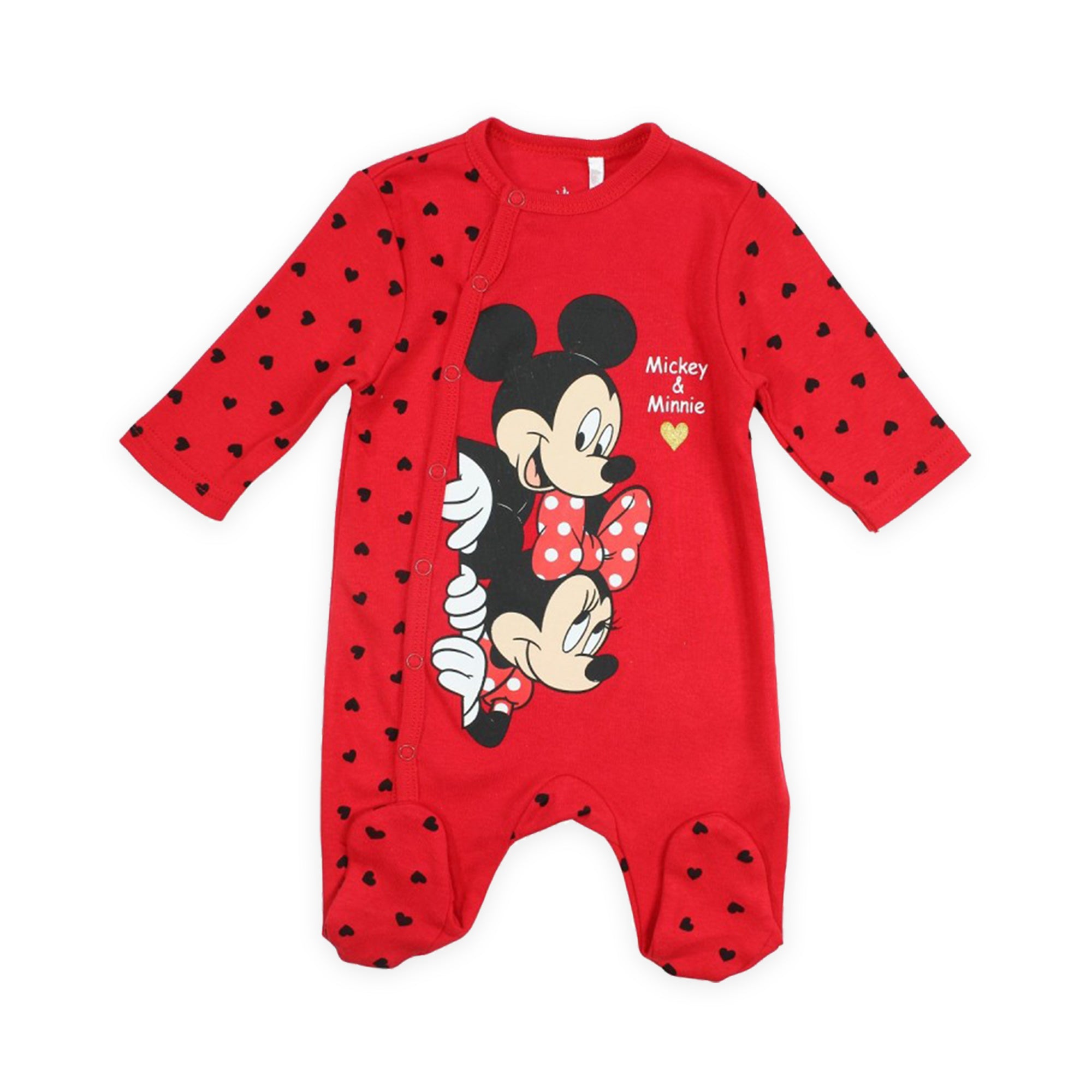 Mickey & Minnie Mouse Heart Romper