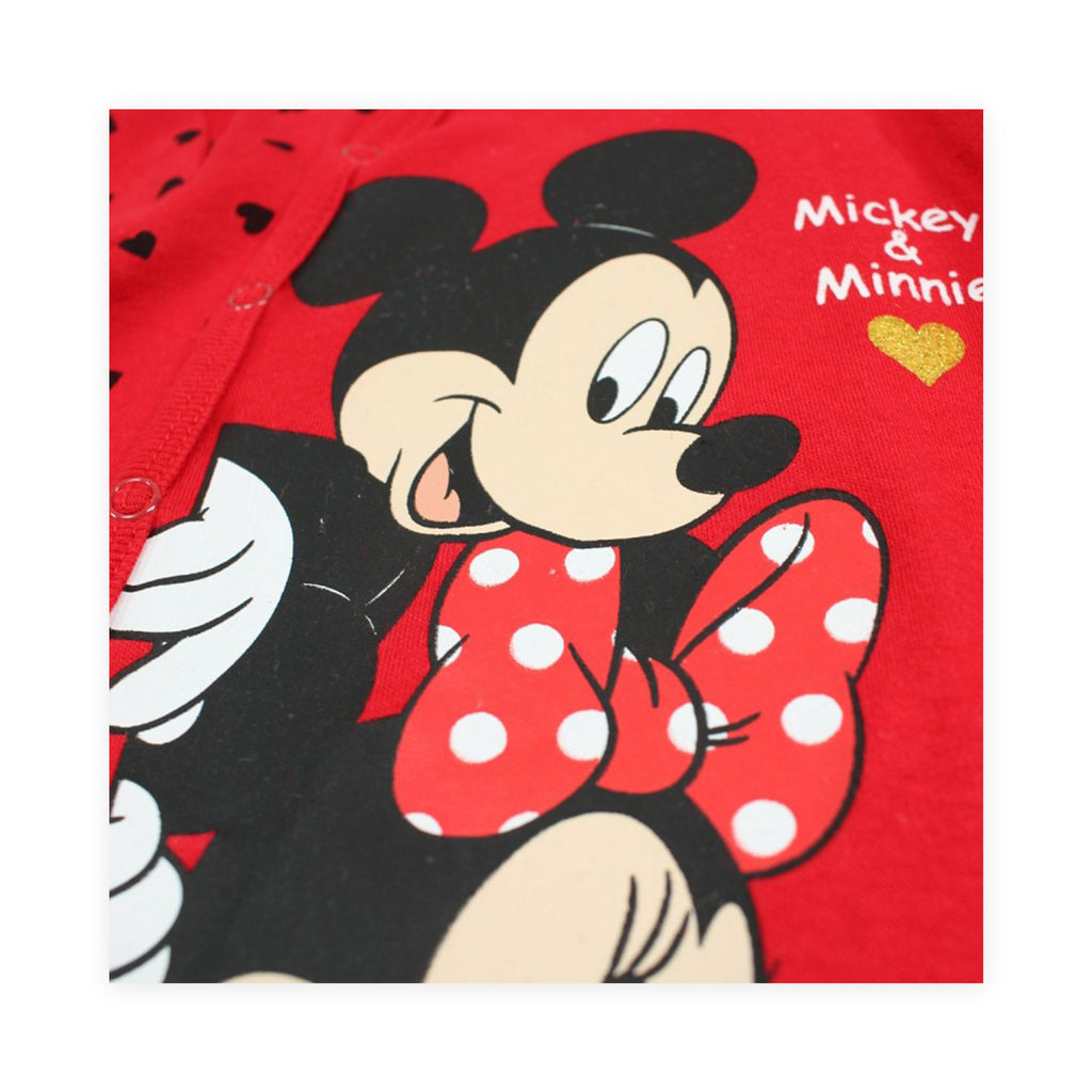 Mickey & Minnie Mouse Heart Romper