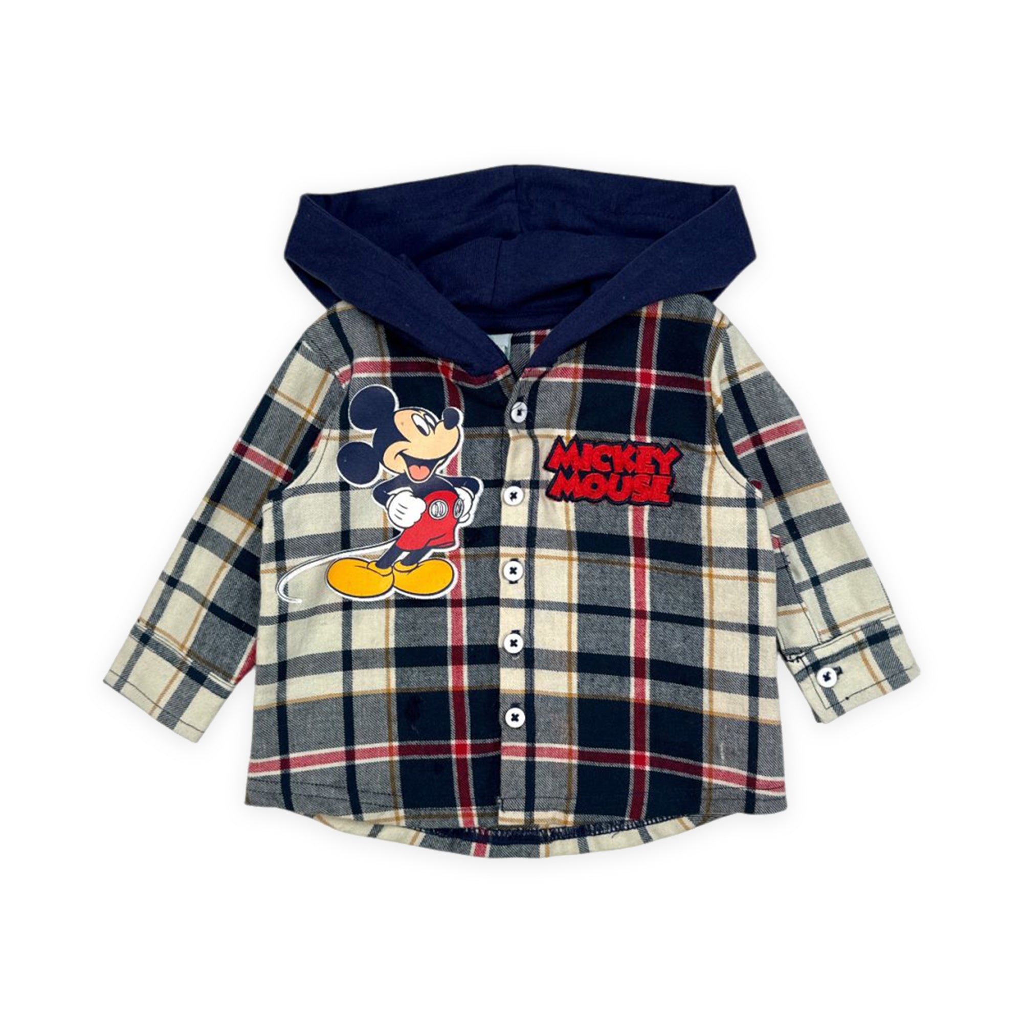 Mickey Mouse Heritage Plaid Baby Set