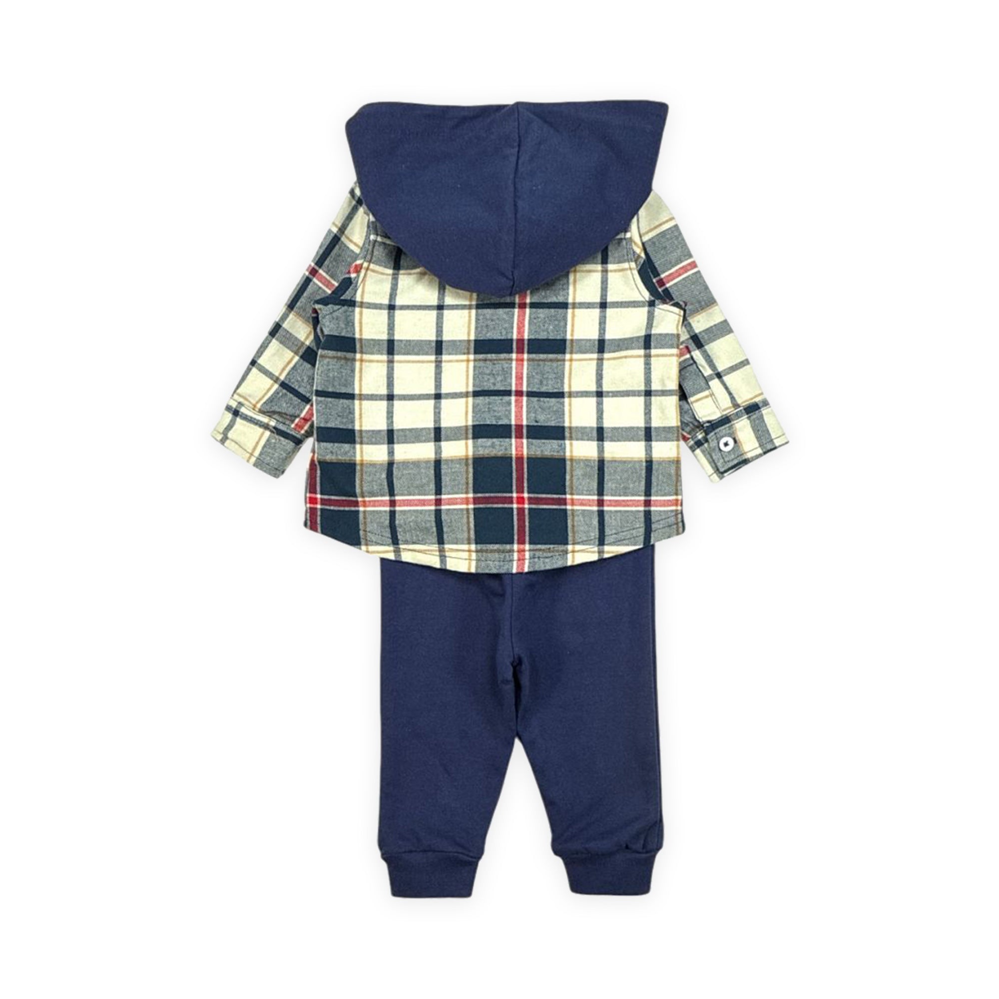 Mickey Mouse Heritage Plaid Baby Set