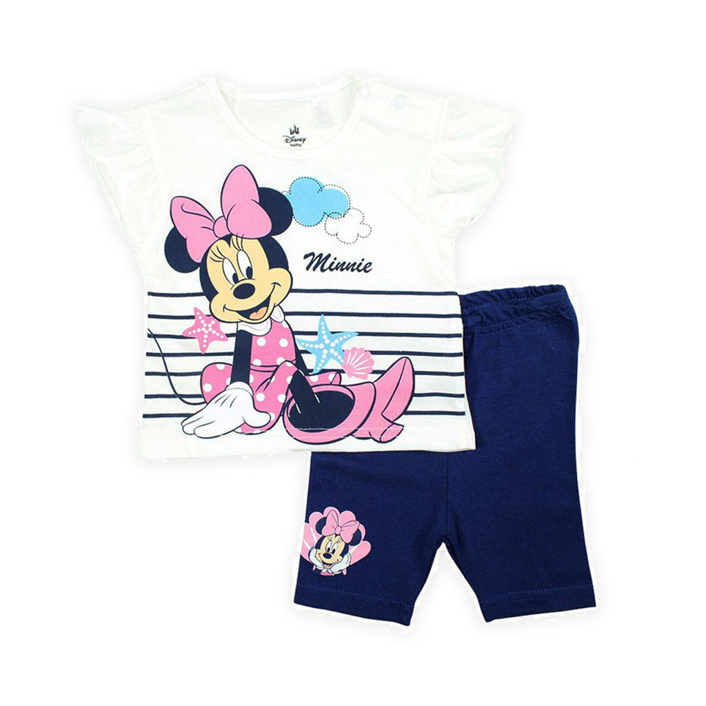 Minnie Nautical Stripes Baby Outfit
