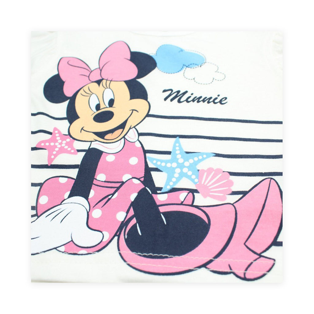 Minnie Nautical Stripes Baby Outfit