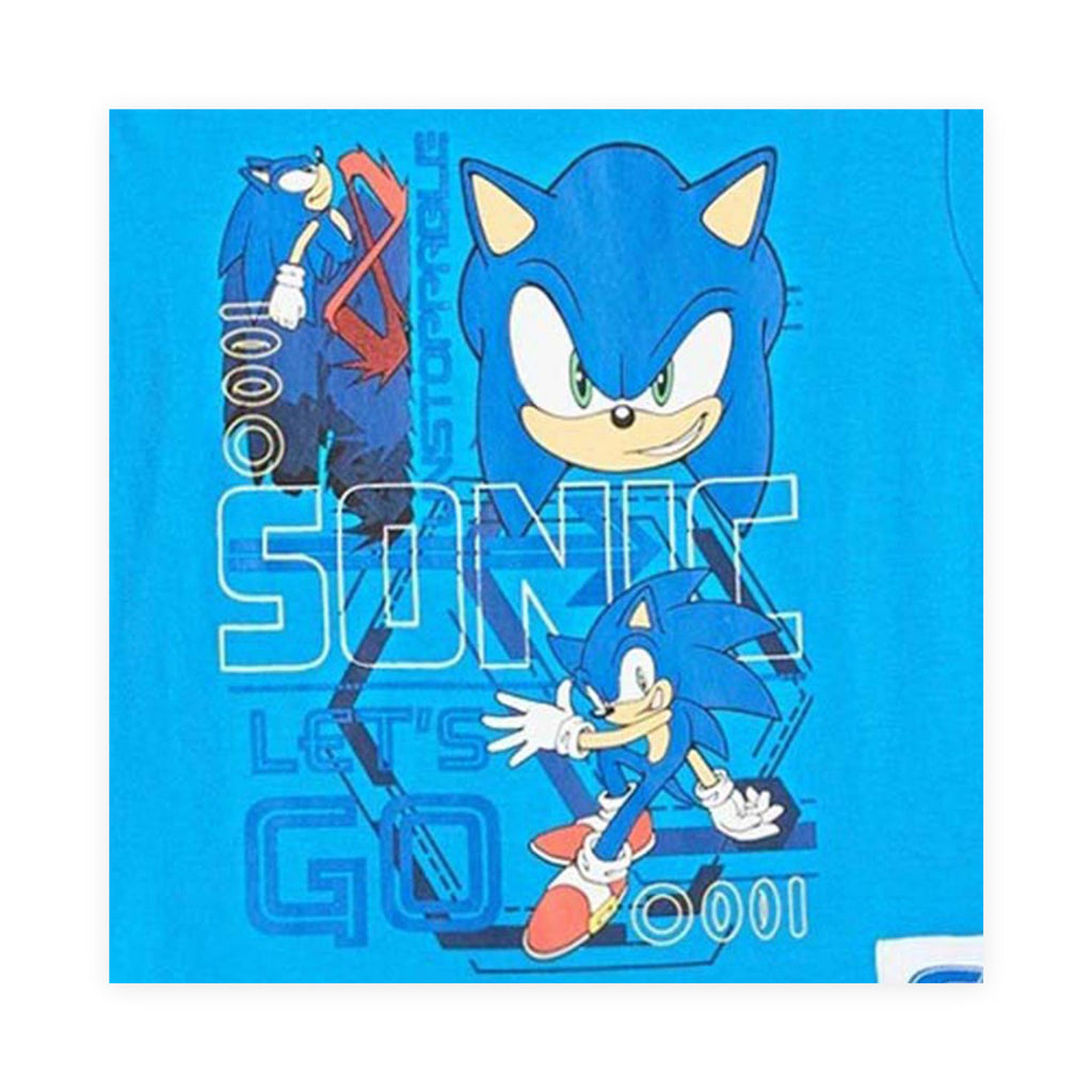 Sonic Let's Go Long Sleeve T-Shirt Blue Edition